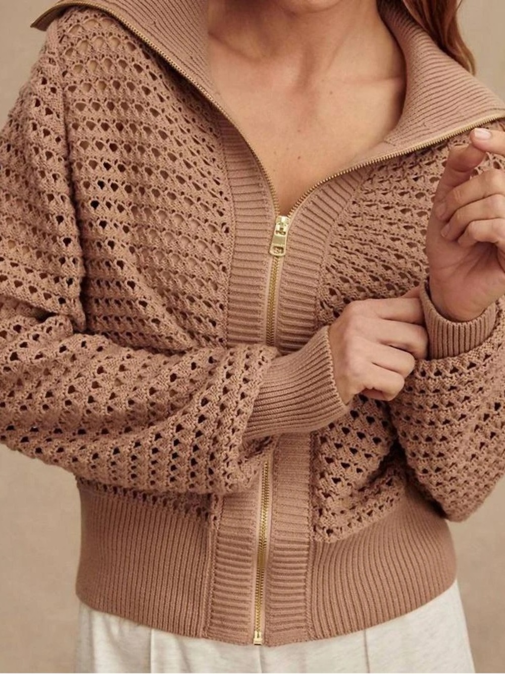 Varley Eloise Full Zip Knit
